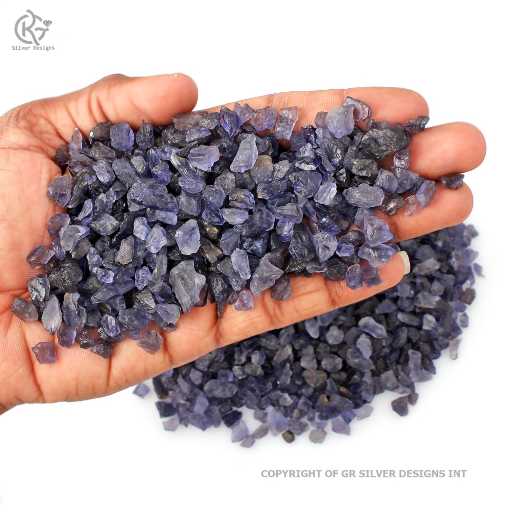 Natural Iolite Earth Mined Rough Gemstone