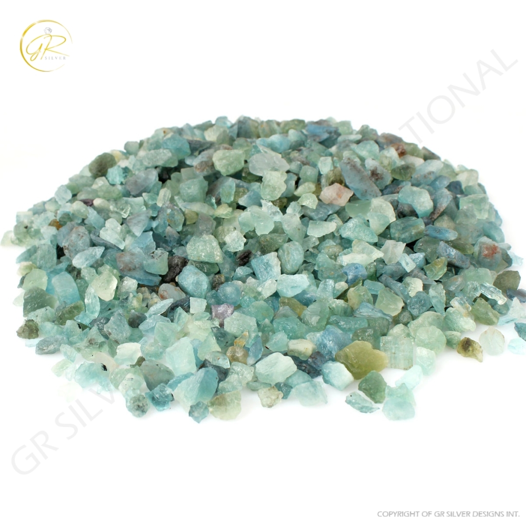 Natural Aquamarine Rough Loose Mineral Gemstone