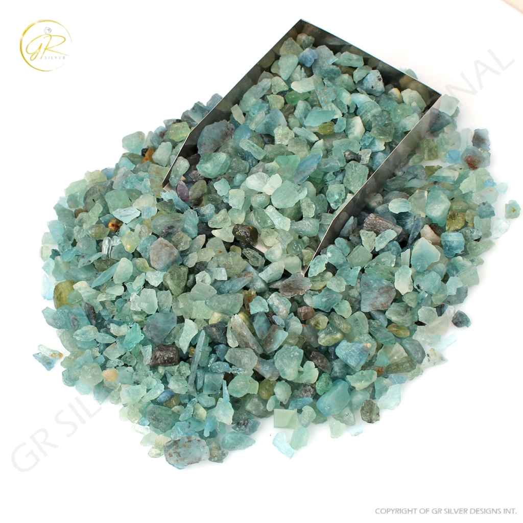 Natural Aquamarine Rough Loose Mineral Gemstone